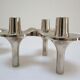 Pair of orion candle holders by fritz nagel and caesar stoffi