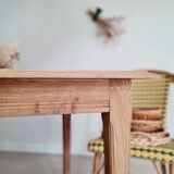 Table ancienne bois poncée