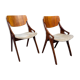 Set of 2 dining room chairs by Arne Hovmand Olsen for Mogens Kold, 1960s