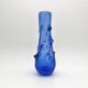 Vase Jan Beránek Chribska Art Glass Blue 27cm 1.68kg Mid-Century