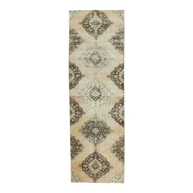 Anatolian Turkish Oushak Wool Rug 100x315