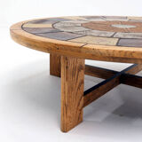 Danish coffee table by Tue Poulsen for Haslev Mobelsnedkeri