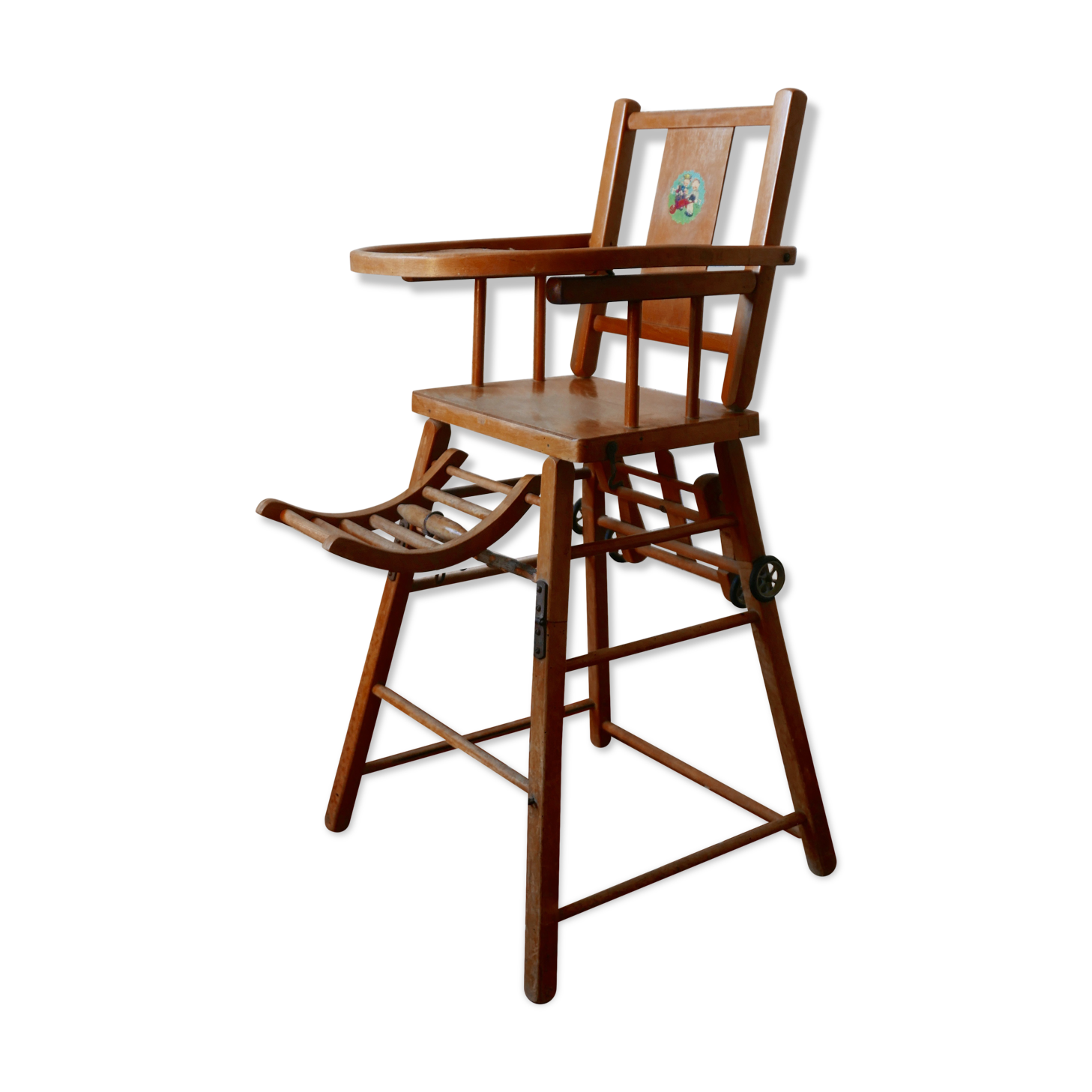 Chair high baby vintage