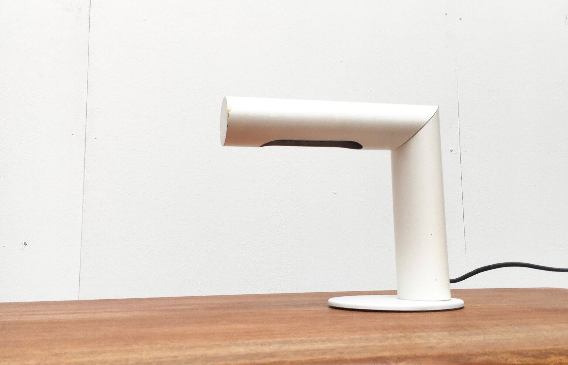 Minimalist metal table lamp by Brendel Leuchten Berlin, 1970s.