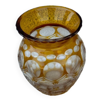 Vase en verre de Bohème