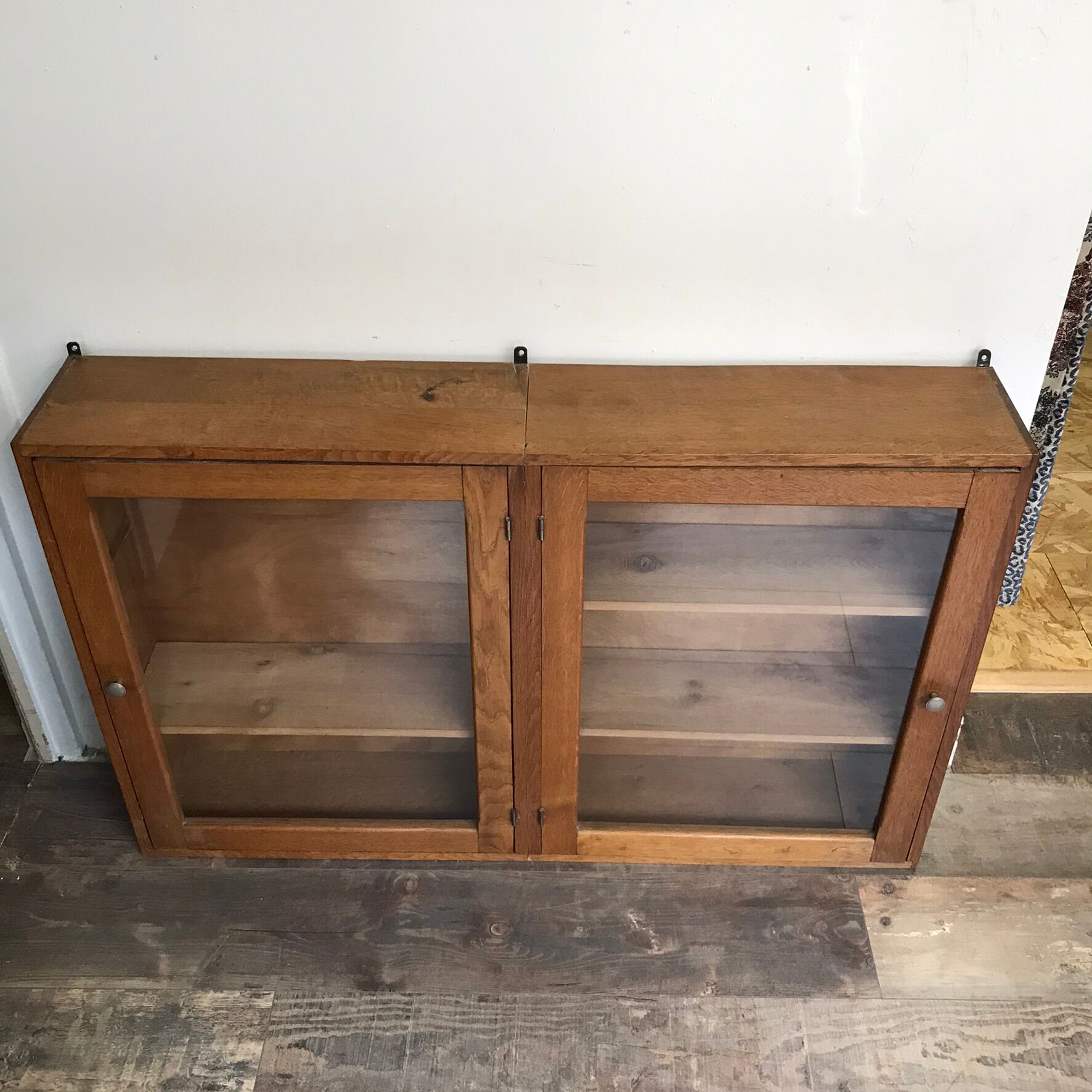 Vintage wall display case