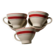 5 cups, Breizh vintage bowls, very good condition