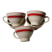 5 cups, Breizh vintage bowls, very good condition
