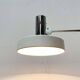 Mid-Century Modern German Minimalist White and Chrome Table Lamp from Kaiser Leuchten, 1960s