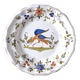 Moustiers earthenware decorative plate with bird