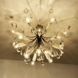 Lustre Flush en Verre Cristal par Vereinigte Werkstätten Munich