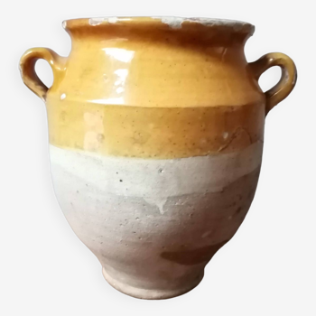 Glazed confit pot from the South West 19th century