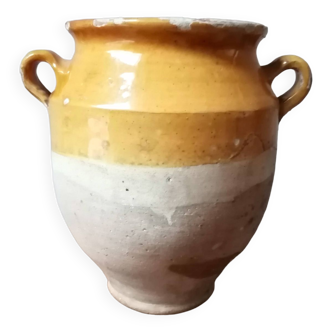 Glazed confit pot from the South West 19th century