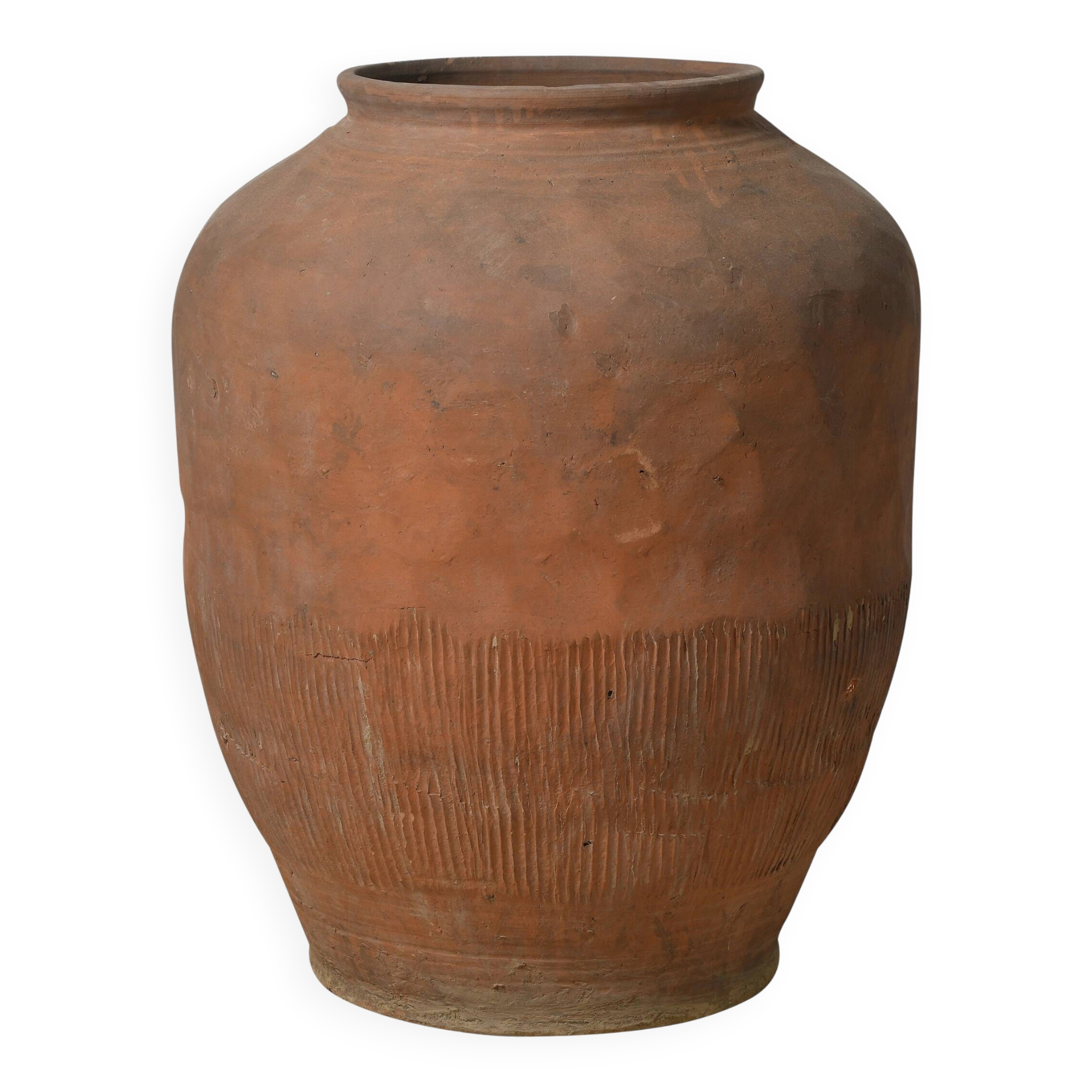 Shantou – Grand pot ancien chinois en terre cuite n°6