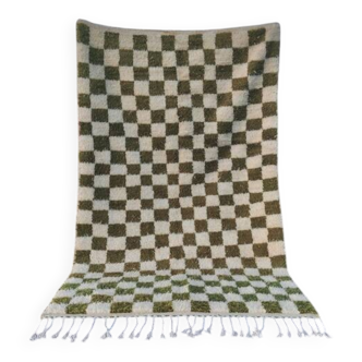 Traditional handmade pure wool rug, size 100 x 200 cm