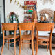 Set of 3 vintage Thonet bistro chairs