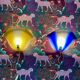 Pair of glass wall lights Scandinavian design 1950.