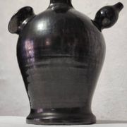 Gargoulette en céramique noire – Attribuée à Robert Picault (Valallauris),