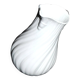 Antique Sarreguemines porcelain pitcher, plain Viennese pattern