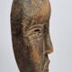 Antique Dan passport mask in carved wood 15 cm, with stand