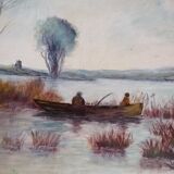 Landscape table after Camille Corot