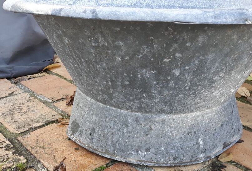 Children's zinc bathtub - End 19th