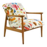 Fauteuil WR à motifs coloré