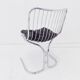 Rima set of 4 Radiofreccia chrome chairs by Gastone Rinaldi