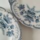 Two ironstone plates Saint-Amand Regency model