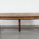 Antique French dining table made of fruitwood  from the late 18th century