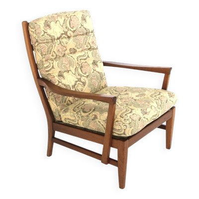 Fauteuil scandinave en acajou, Suède, 1960