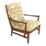 Scandinavian mahogany armchair, Sweden, 1960