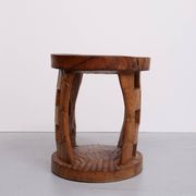 African hand carved stool Cameroon 1950s