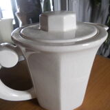 Art deco earthenware teapot
