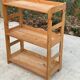 3-Tier Solid Wood Shelf