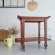 Desserte Art déco bois et laiton - petit modèle