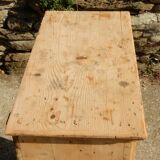 Ancien confiturier / meuble de métier 6 tiroirs en sapin