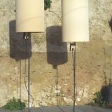 2 lampadaires années 60