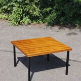 Table basse moderniste en palissandre de Rio, Mutz 1950s