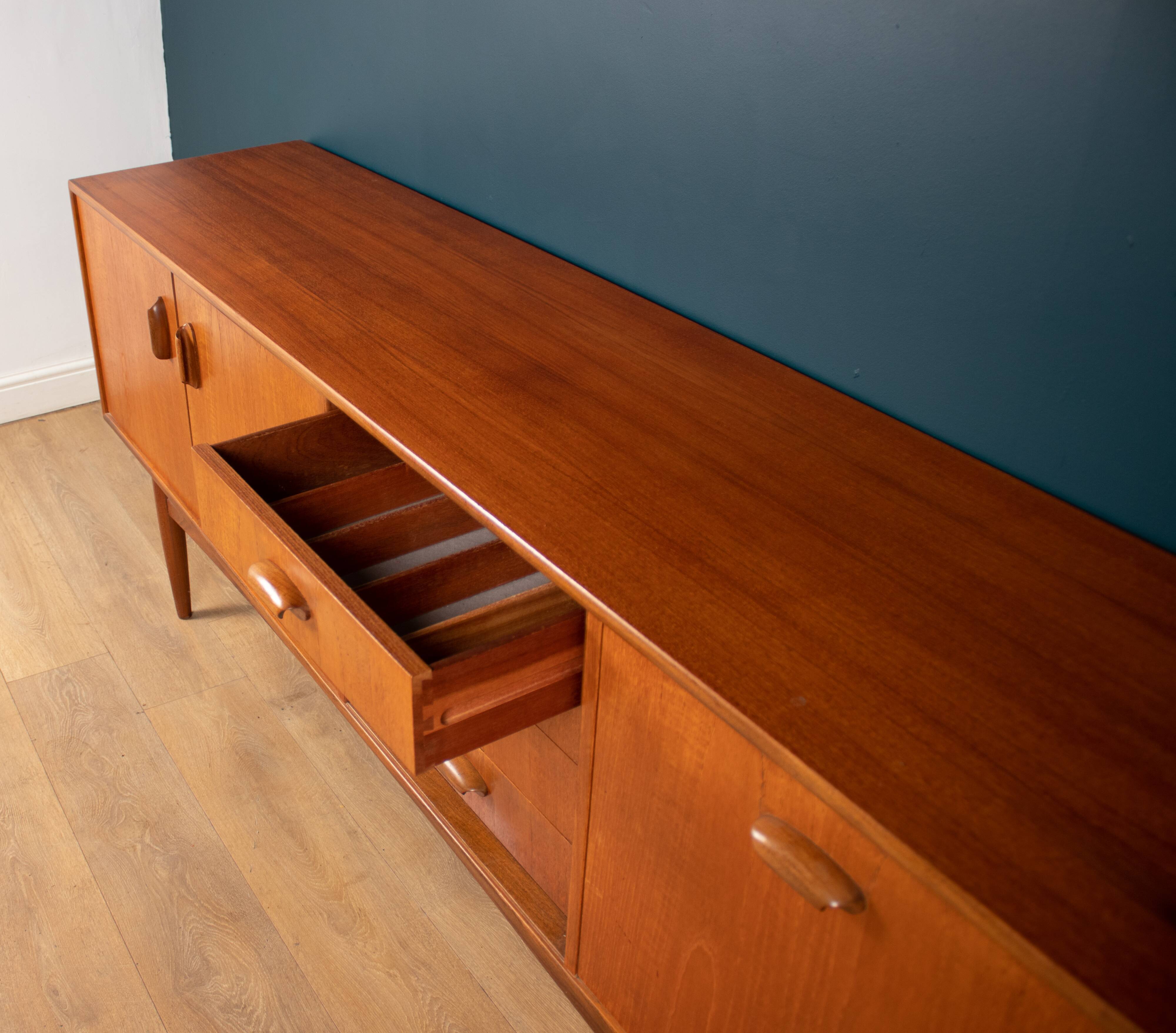 Retro Teak 1960s Restored G Plan Scandi Sideboard By Victor Wilkins