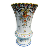 Vase faïence Rouen