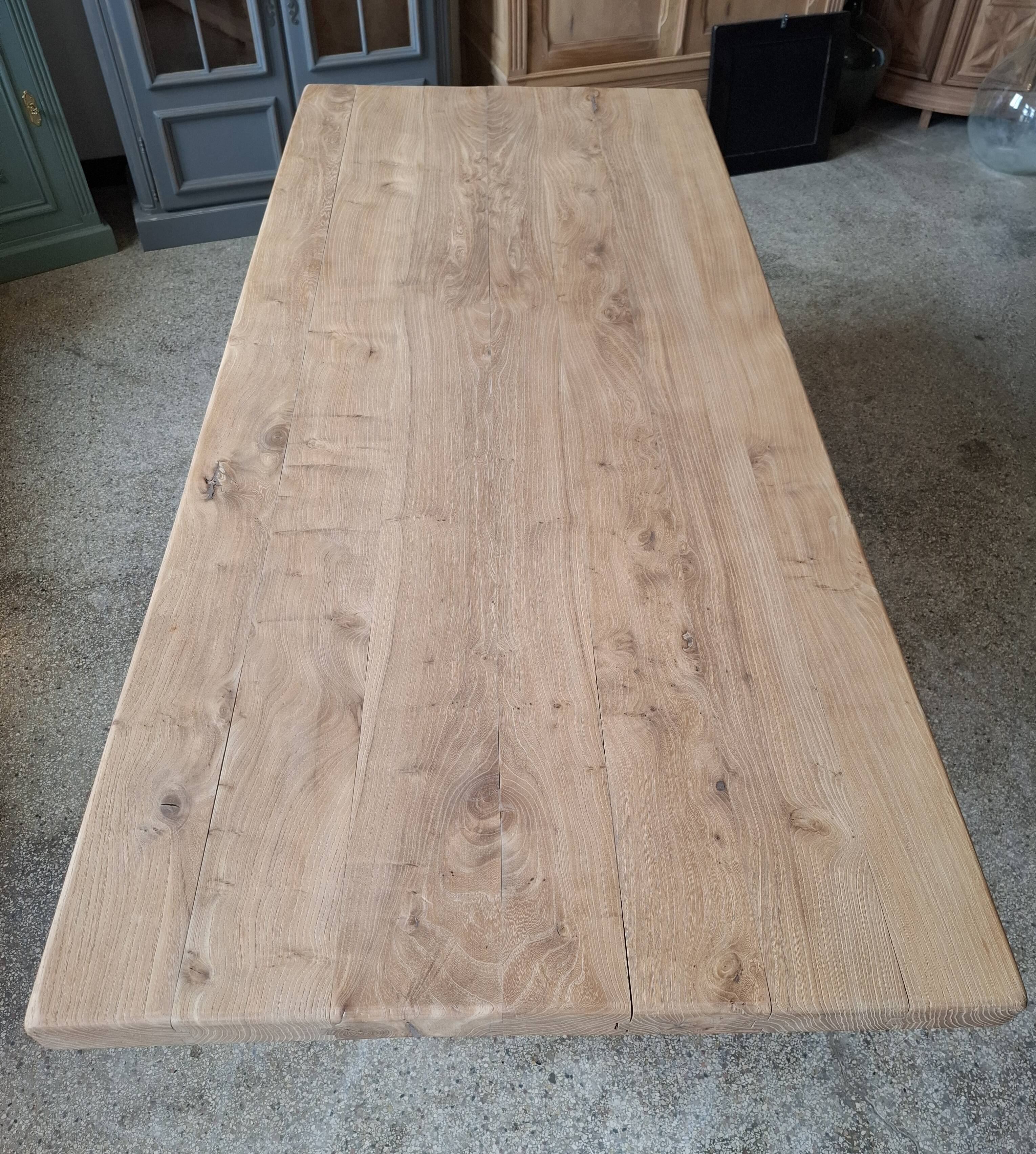 Table de ferme en orme