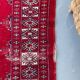 Artisanal velvet rug ancient