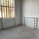 Pair of chrome and glass shelves from the 70s