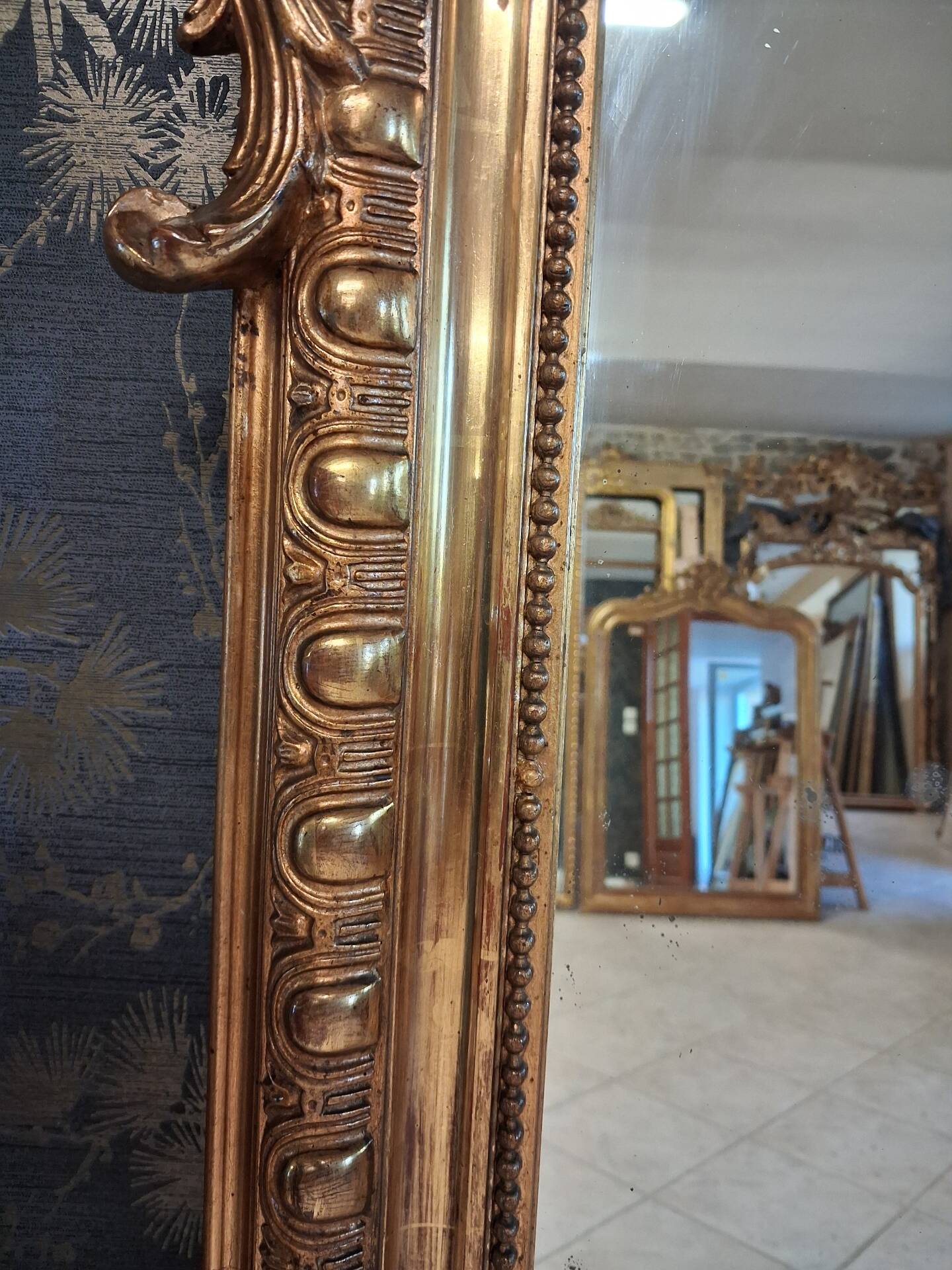 Mirror from the Napoléon III era 147 x 98