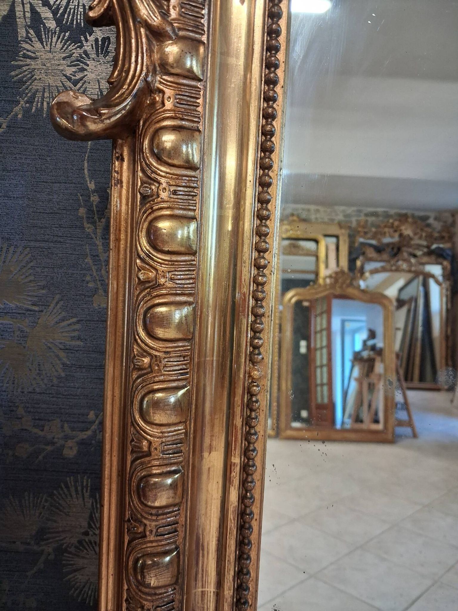 Miroir époque Napoléon III 147 x 98