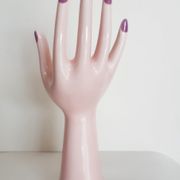 Hand wear pink jewelry , Pierrot, soliflore, vintage French, 50s