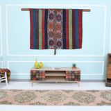 3x12 Pink & Brown Madallion Pattern Persian Runner Rug, 79x382Cm