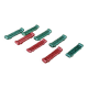 Set of 8 lonchamp france knife holders in barbotine