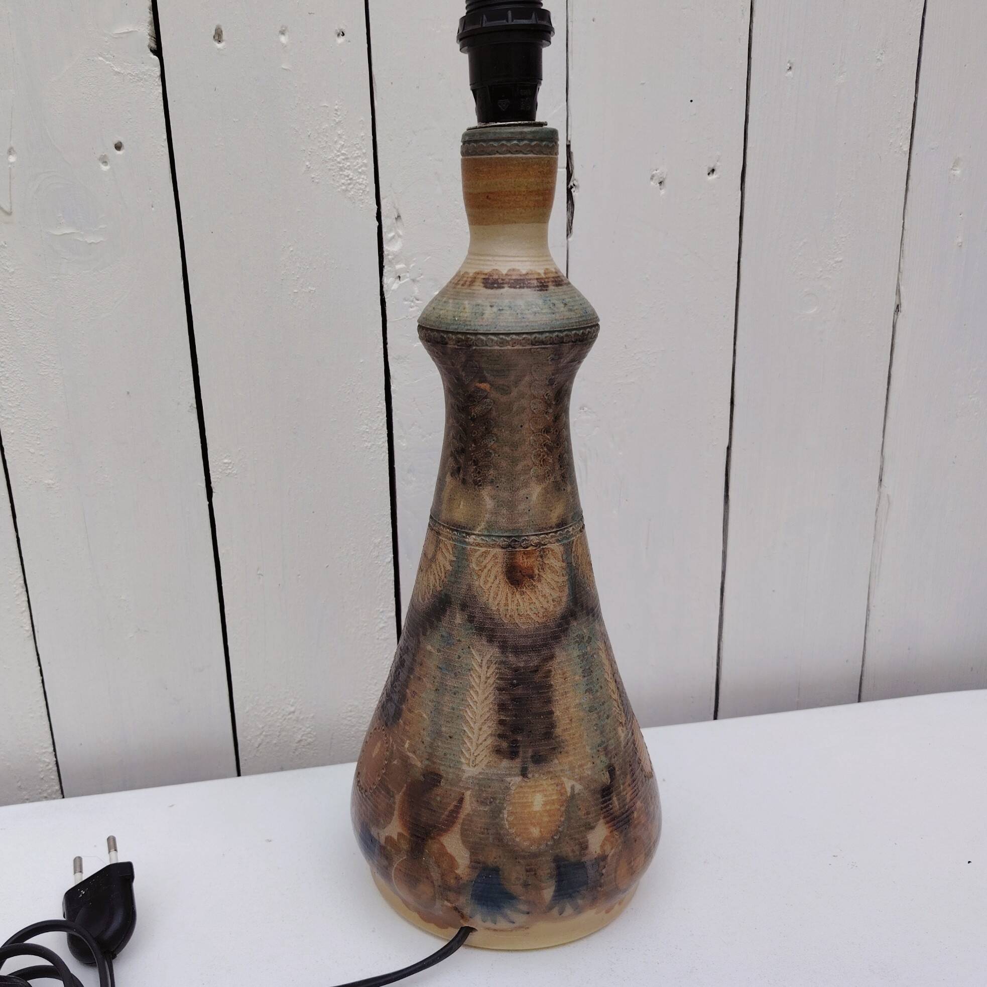 Ceramic lamp base, Jean-Claude Courjault, vintage